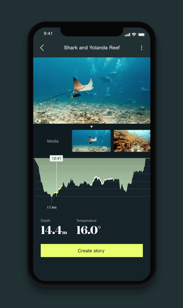 Paralenz App Dive Profile